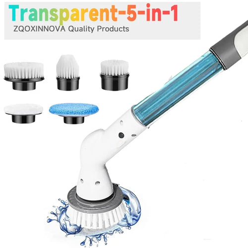 Cepillo de limpieza eléctrica, depurador giratorio 7 en 1, herramienta de limpieza para cocina/baño/sala de estar, cepillos de pelo para el hogar
