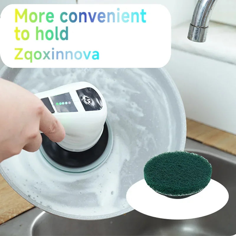 Cepillo de limpieza eléctrica, depurador giratorio 7 en 1, herramienta de limpieza para cocina/baño/sala de estar, cepillos de pelo para el hogar